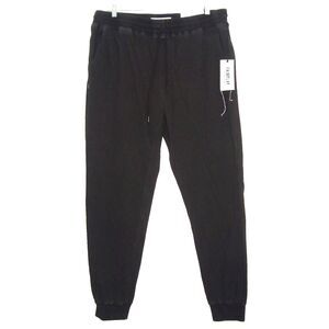 NEW! FAIRPLAY Los Angeles Mens Black Motto Jogger Sweatpants Size 42